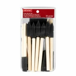 Best Pirce 🎁 12 Packs: 25 ct. (300 total) Foam Brush Variety Set by Craft Smart® 😍