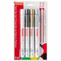 Top 10 😀 12 Packs: 8 ct. (96 total) Black Tie Paint Pen Set by Craft Smart® 😍