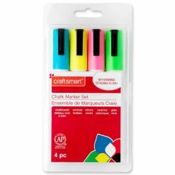 Best reviews of ⌛ 9 Packs: 4 ct. (36 total) Fluorescent Chalk Marker Set by Craft Smart® 🔥
