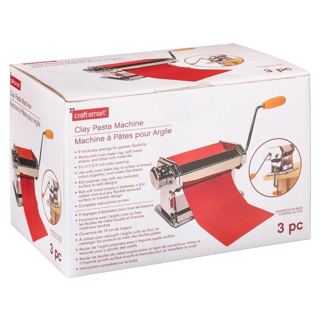 Outlet π₯° 6 Pack: Clay Pasta Machine by Craft Smart® π - Image 5