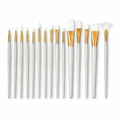 Best deal 🎁 6 Pack: White Taklon Brush Pack by Craft Smart® ⭐