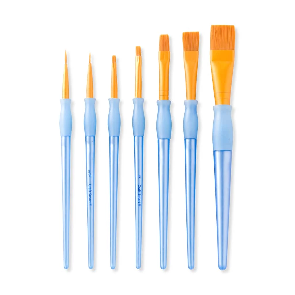 Cheapest 💯 9 Pack: Golden Taklon Variety Brush Set by Craft Smart® ✨
