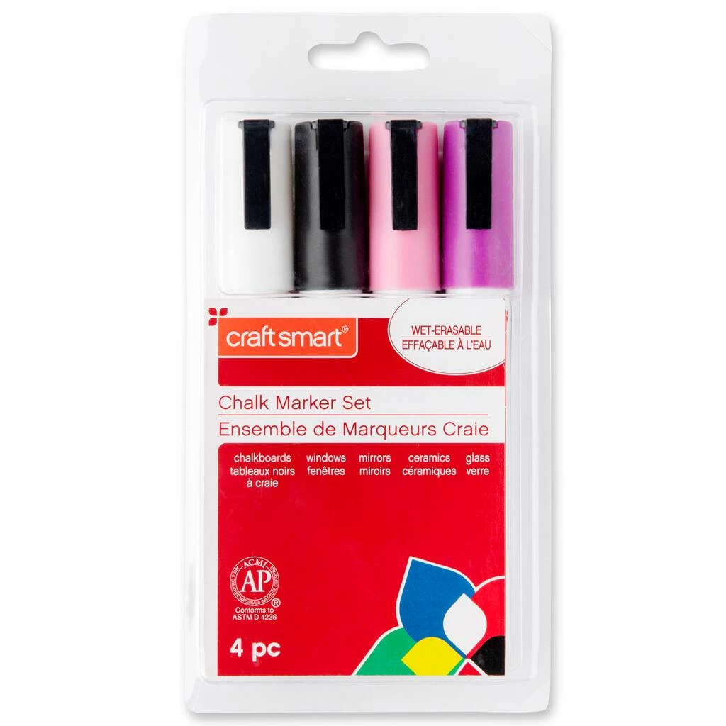 Discount π 9 Packs: 4 ct. (36 total) Pink & Purple Chalk Marker Set by Craft Smart® π - Image 3