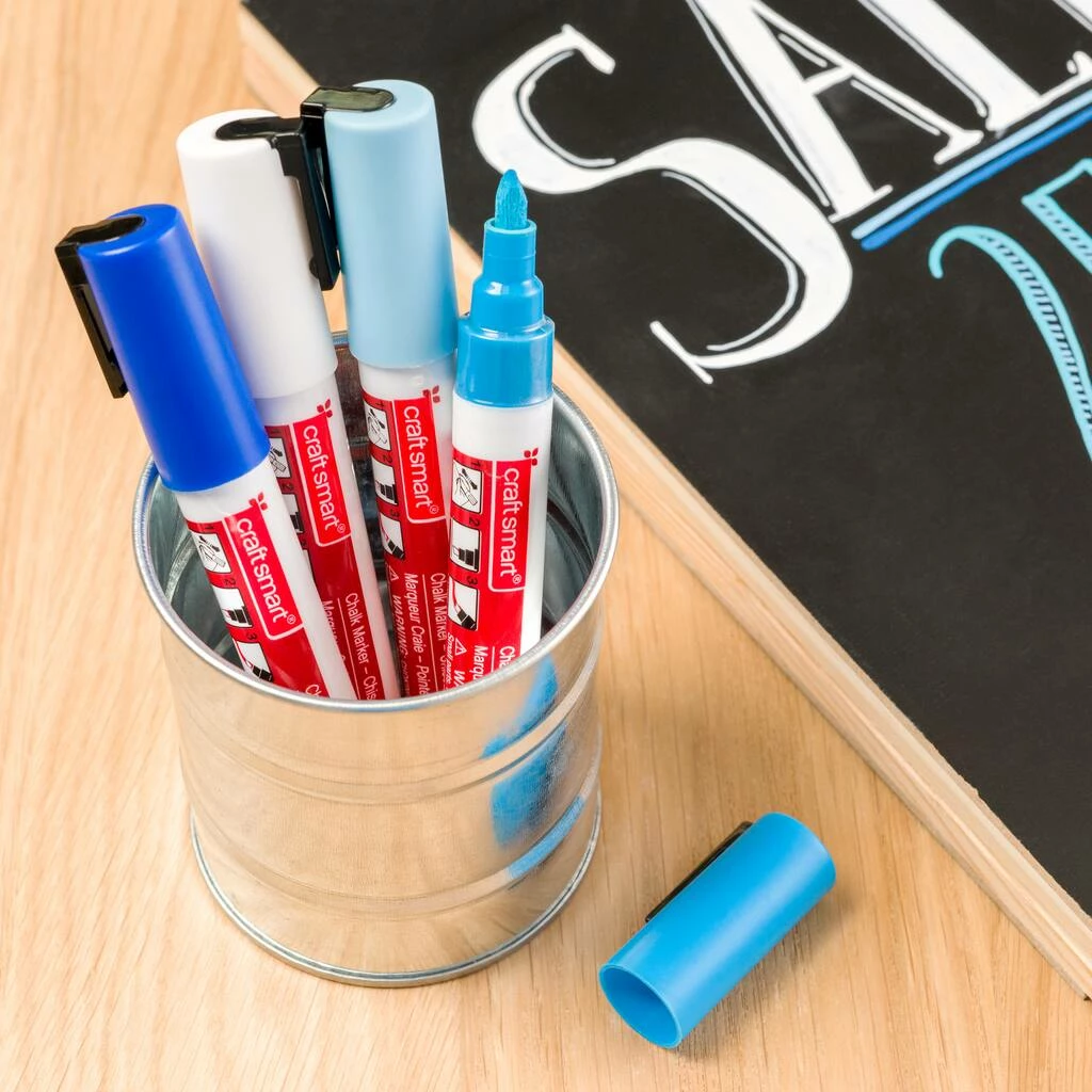 Best deal βοΈ 9 Pack: Denim Chalk Marker Set by Craft Smart® π - Image 2
