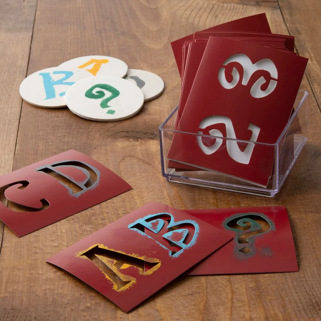 Cheap π 6 Pack: 2" Genie Alphabet Stencils Set by Craft Smart™ π - Image 2