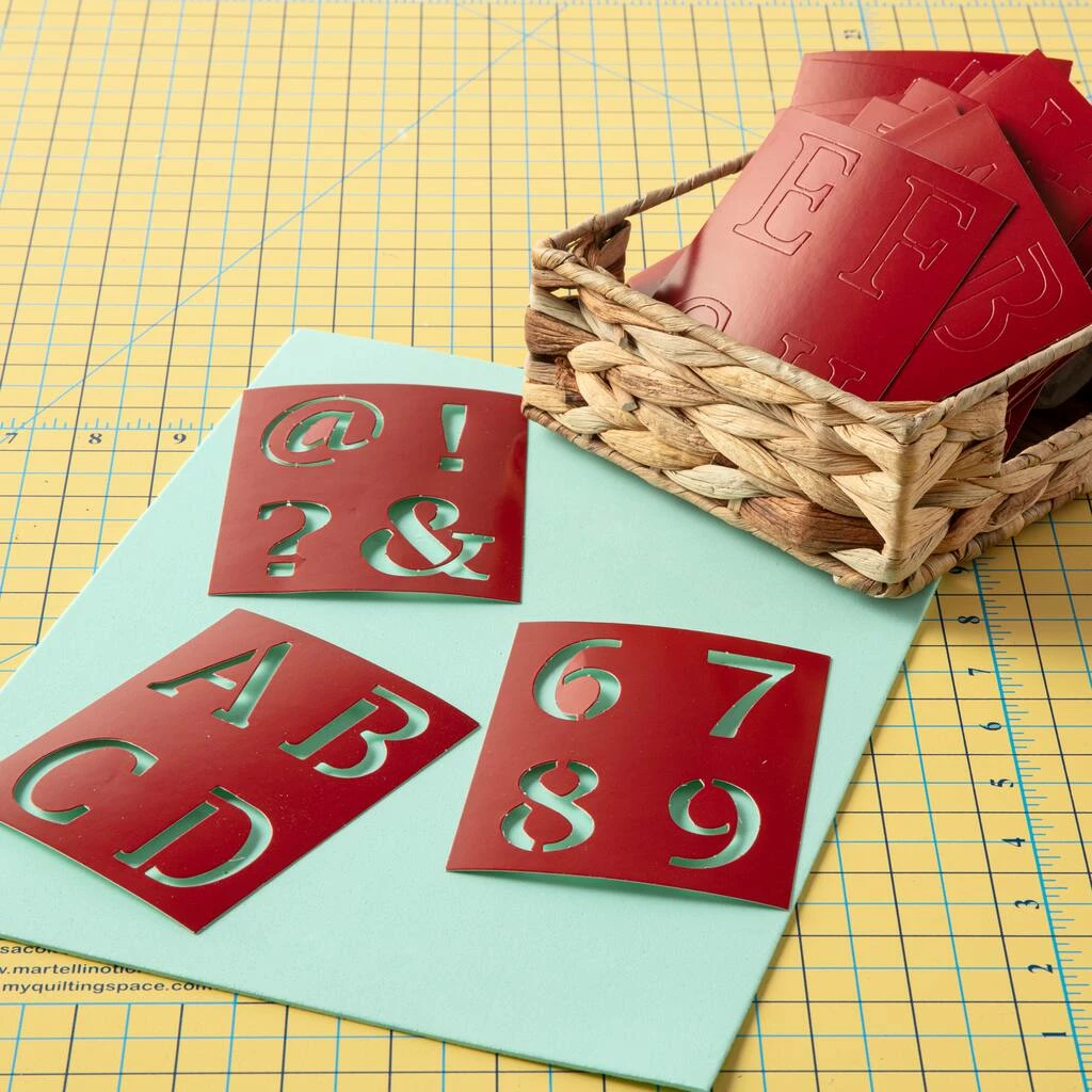 Outlet π₯ 6 Pack: Old School Alphabet Stencils Set by Craft Smart® π€© - Image 2
