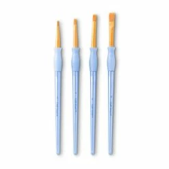 Buy 🎁 9 Packs: 4 ct. (36 total) Golden Taklon Shader Brush Set by Craft Smart® 💯