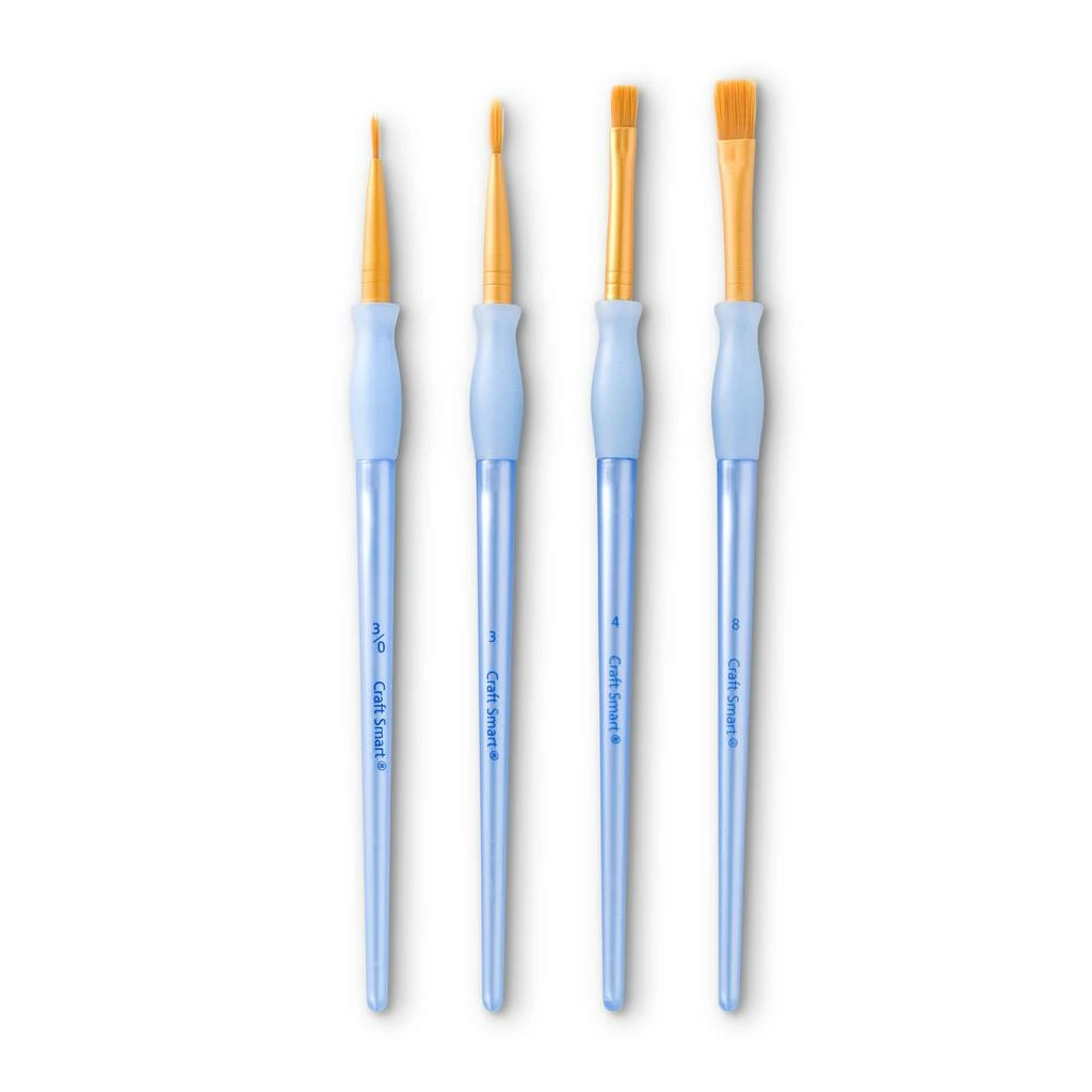 Deals π 9 Packs: 4 ct. (36 total) Gold Taklon Brush Set by Craft Smart® π