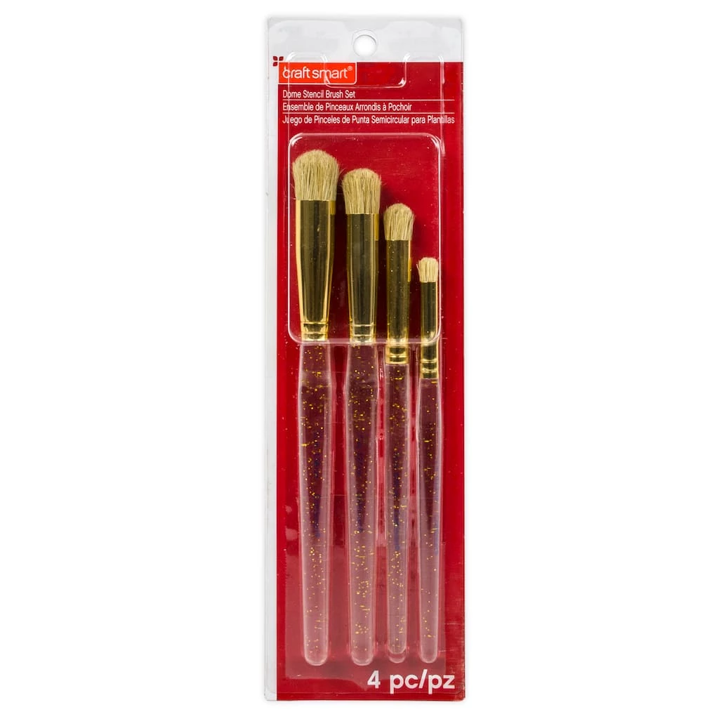 Outlet β¨ 12 Pack: Dome Stencil Brush Set by Craft Smart® π