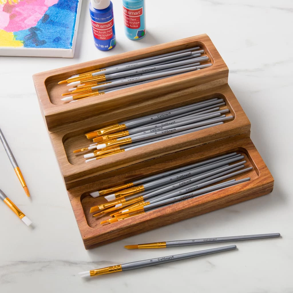 Best Pirce π 3 Pack: All-Purpose Brushes Super Value Pack by Craft Smart® π - Image 2