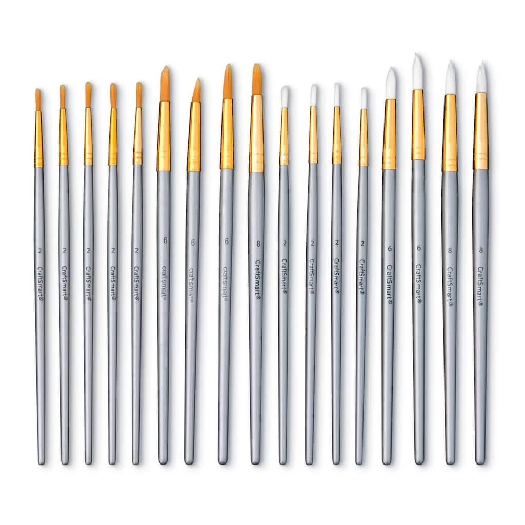 Best Pirce π 3 Pack: All-Purpose Brushes Super Value Pack by Craft Smart® π - Image 4
