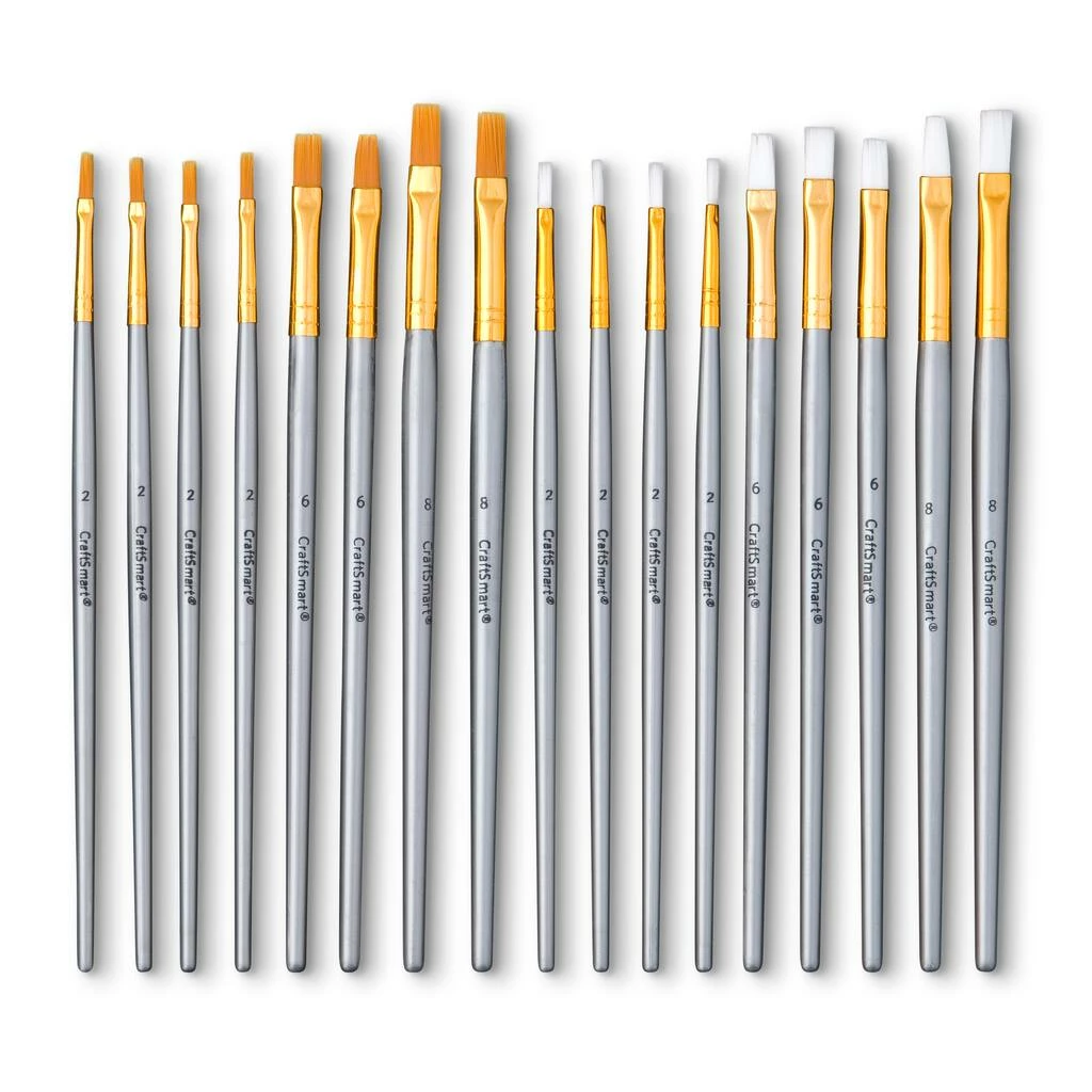 Best Pirce π 3 Pack: All-Purpose Brushes Super Value Pack by Craft Smart® π - Image 5
