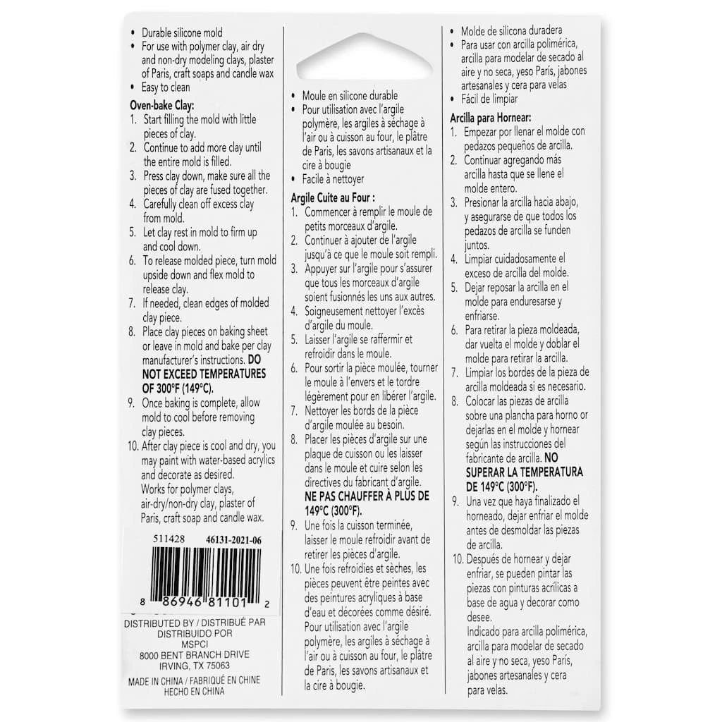 Wholesale π 12 Pack: Angels & Crosses Premium Push Mold by Craft Smart® π₯ - Image 5