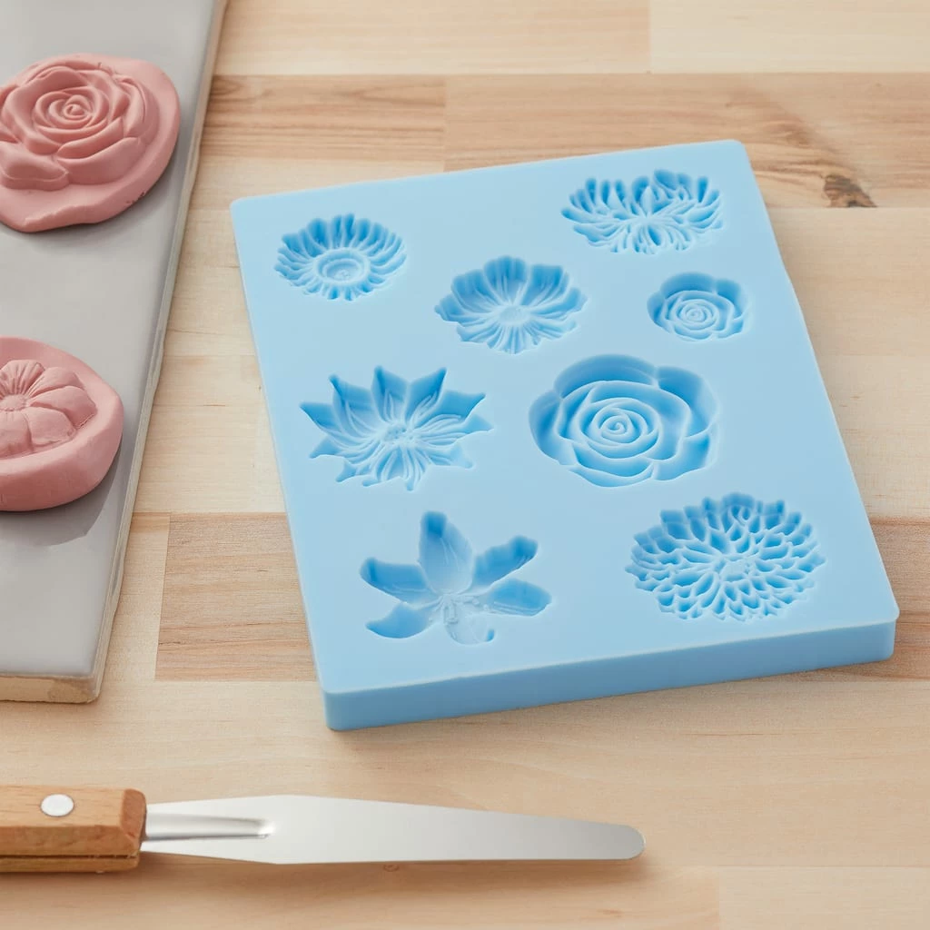 Best deal π― 12 Pack: Floral Premium Push Mold by Craft Smart® π - Image 2