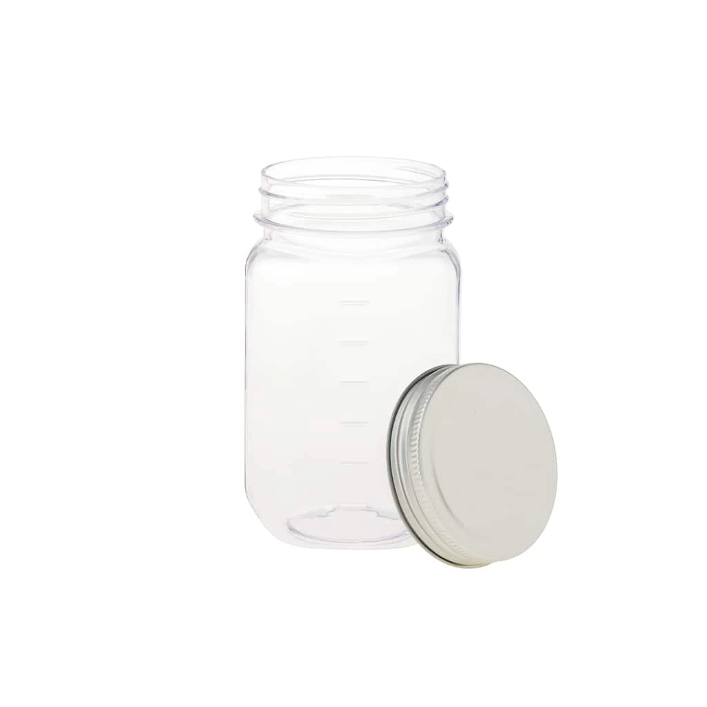 Buy β 9 Packs: 3 ct. (27 total) 16oz. Plastic Mason Jars by Craft Smart™ π - Image 8