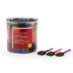 Budget 🧨 3 Packs: 72 ct. (216 total) 1" Foam Brush Set by Craft Smart® 😍