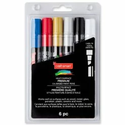 Cheap ⌛ 6 Packs: 6 ct. (36 total) Premium Chisel Tip Oil-Based Paint Pens by Craft Smart® 🤩