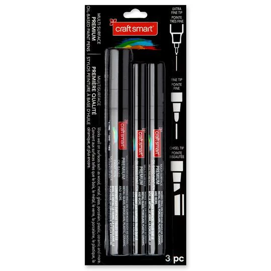Best reviews of π― 6 Packs: 3 ct. (18 total) Premium Oil-Based Paint Pens by Craft Smart® π - Image 9