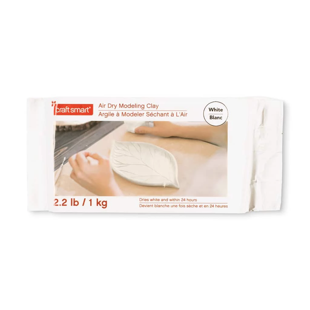 Cheap 👏 6 Pack: 2.2lb. White Air Dry Modeling Clay by Craft Smart® ❤️ - Image 5