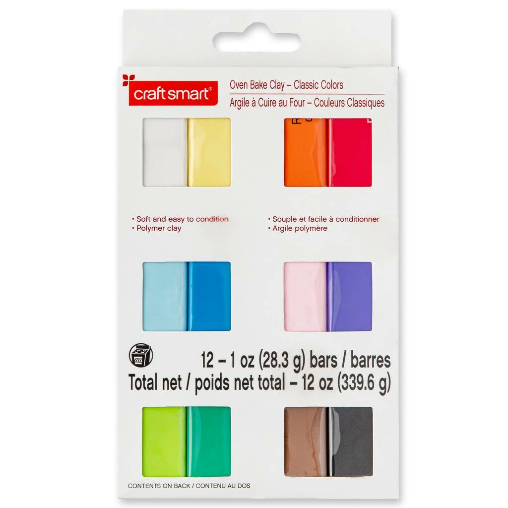 Discount π 6 Packs: 12 ct. (72 total) Classic Colors Oven Bake Clay by Craft Smart® π - Image 5