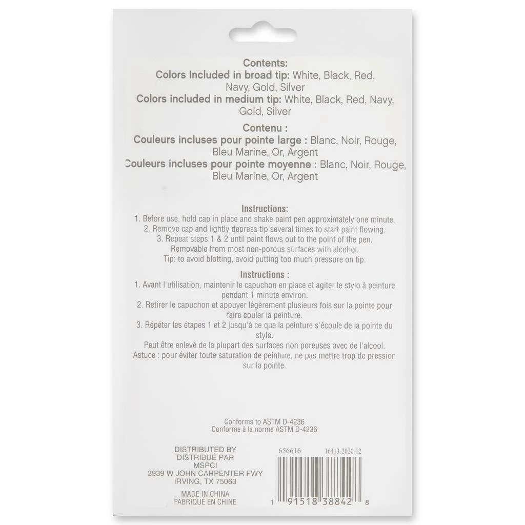 Hot Sale π 12 Packs: 12 ct. (144 total) Basic & Metallic Paint Pen Set by Craft Smart® π - Image 9