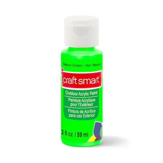 Outlet ⌛ 12 Pack: Neon Outdoor Acrylic Paint by Craft Smart®, 2oz. ⌛ - Image 6